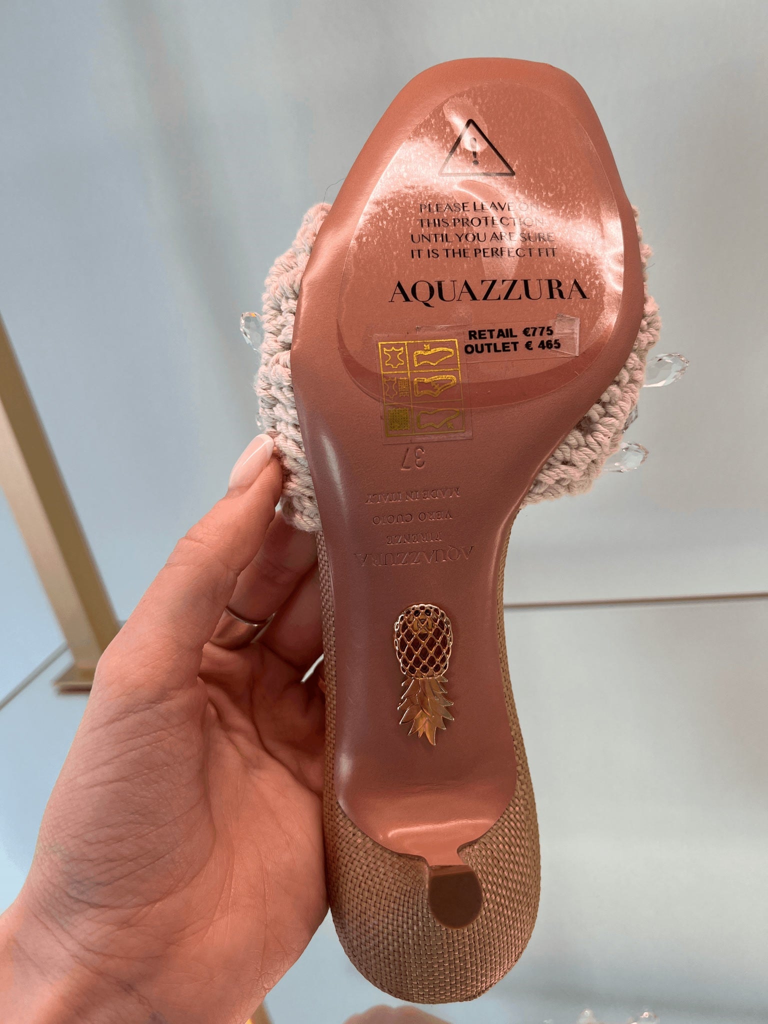 Aquazzura Beige ShoesAquazzura