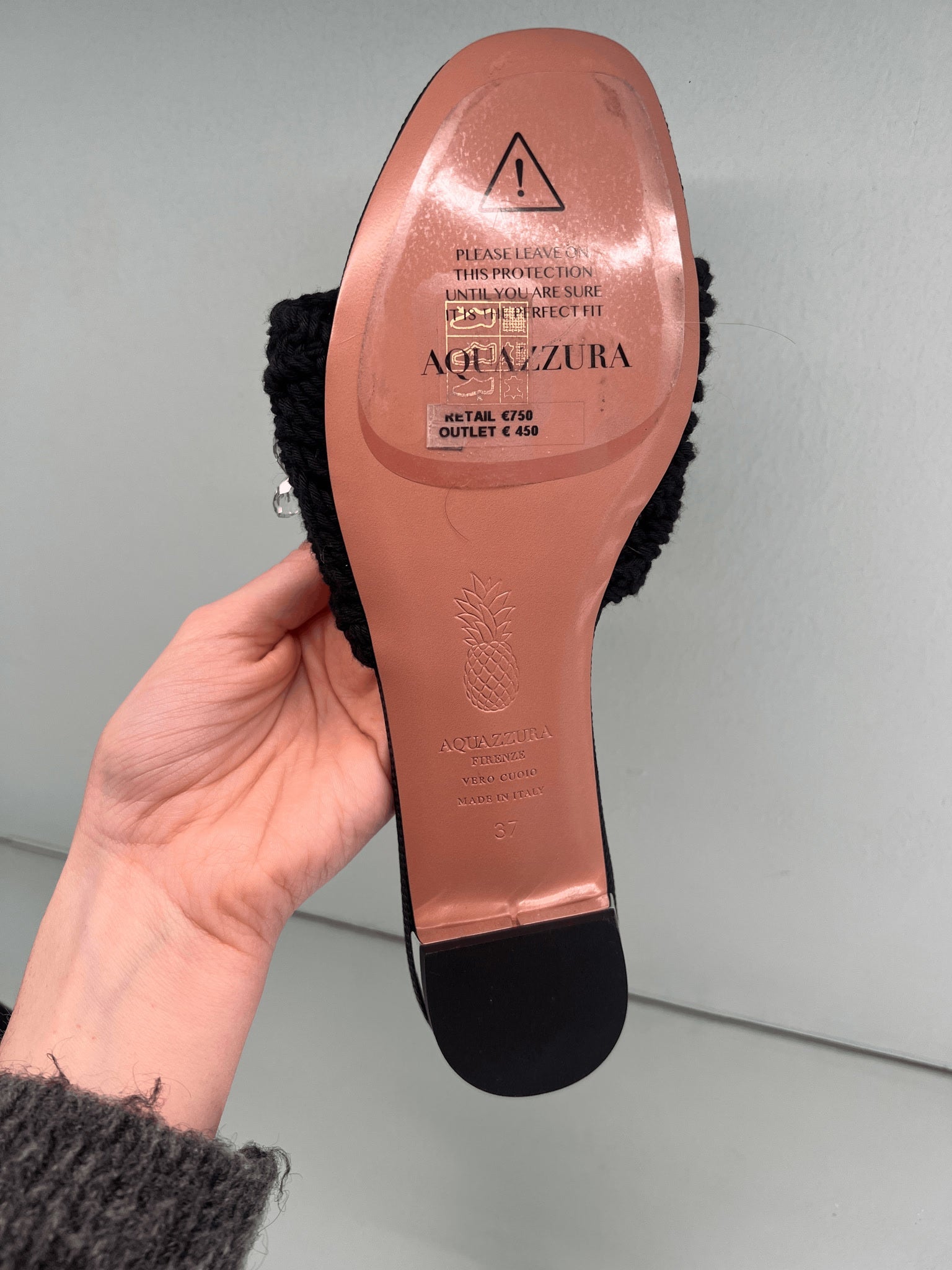 Aquazzura Black FlatsAquazzura