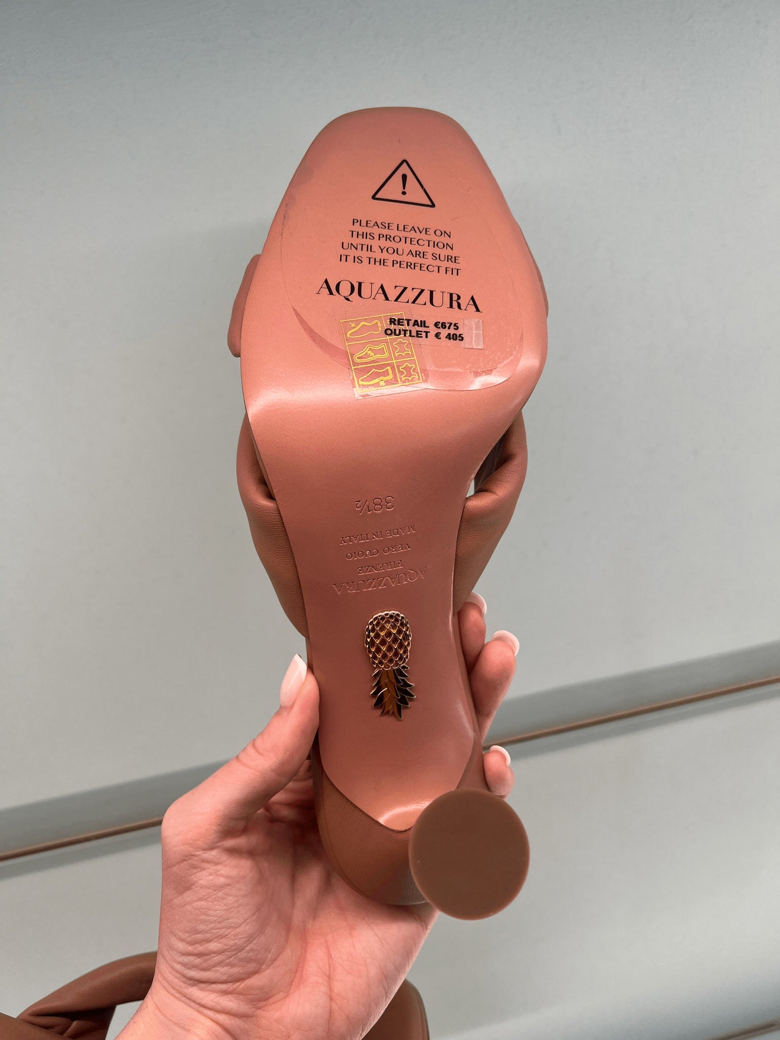 Aquazzura Brown HeelsAquazzura