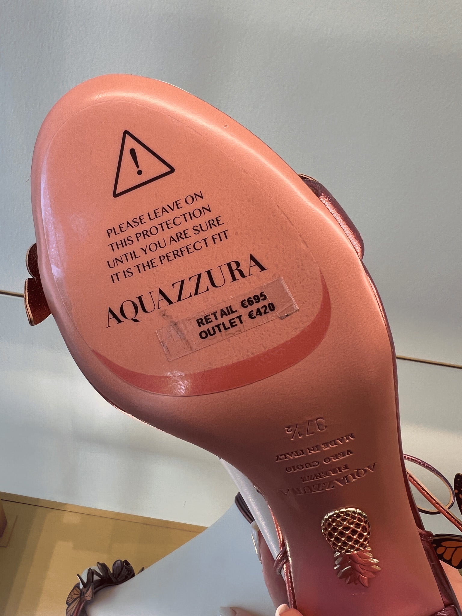 Aquazzura Damskie sandały różoweAquazzura