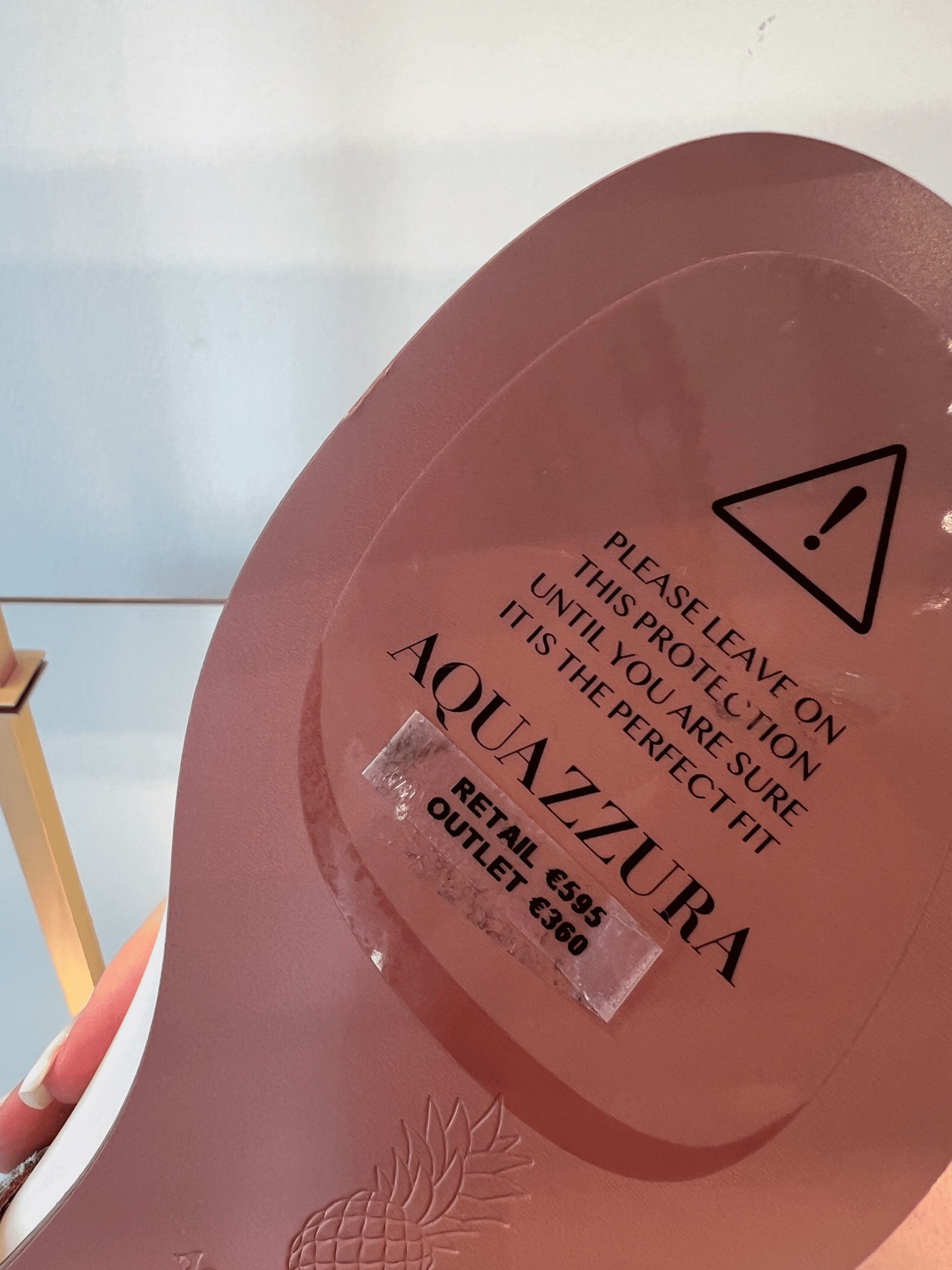 Aquazzura Damskie sandały skórzane niebieskieAquazzura
