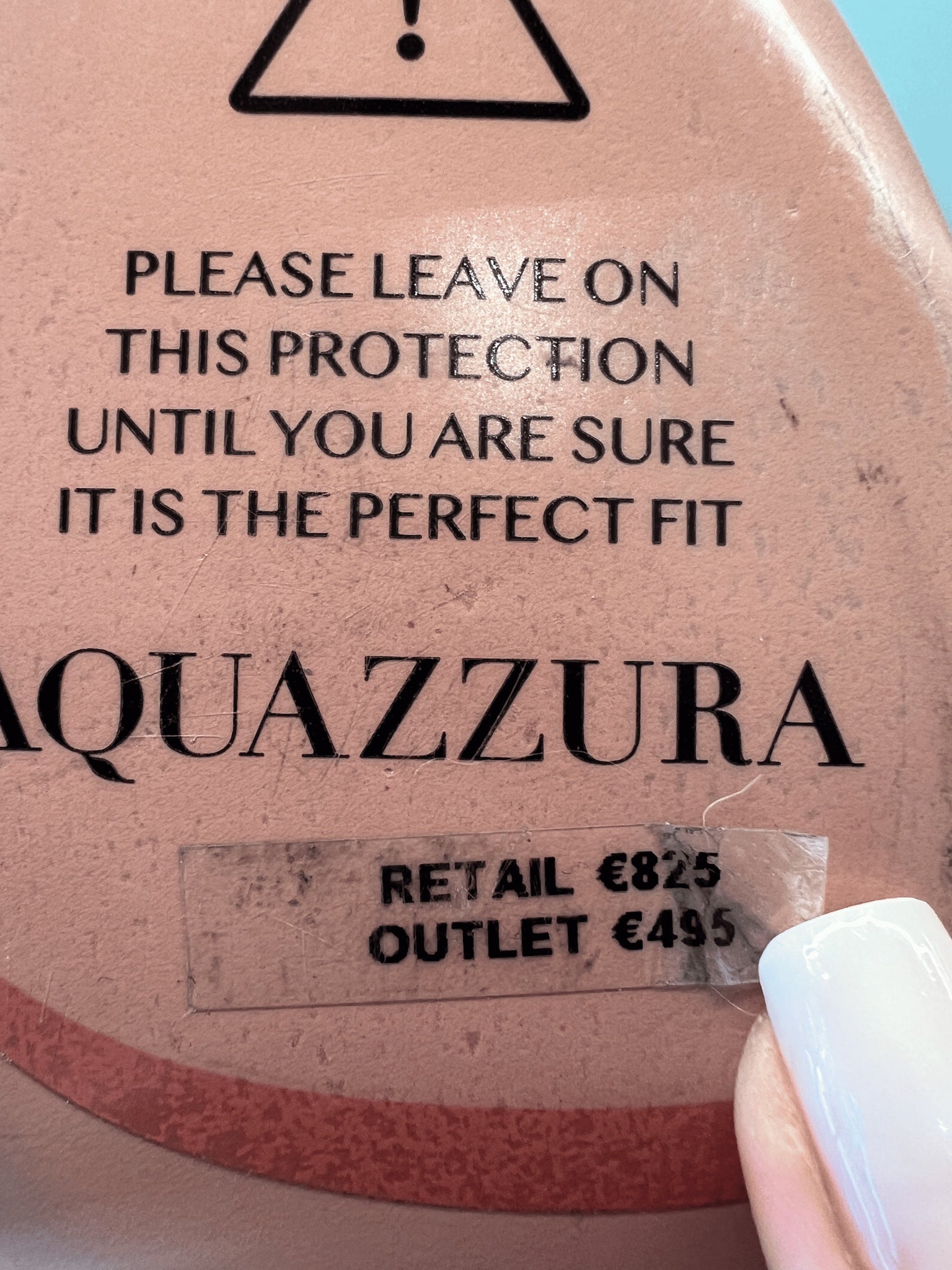 Aquazzura Damskie sandały skórzaneAquazzura
