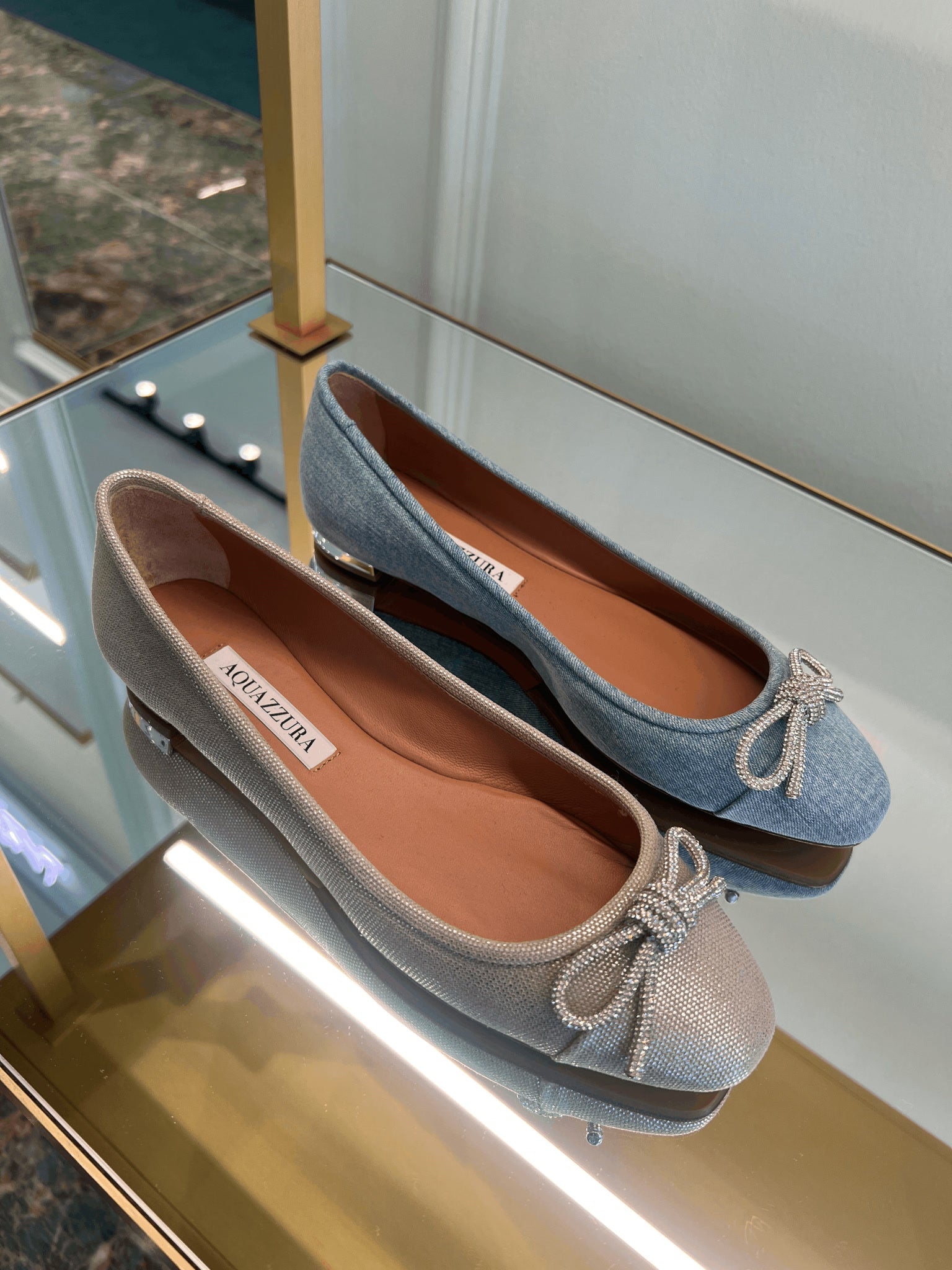 Aquazzura Grey ShoesAquazzura