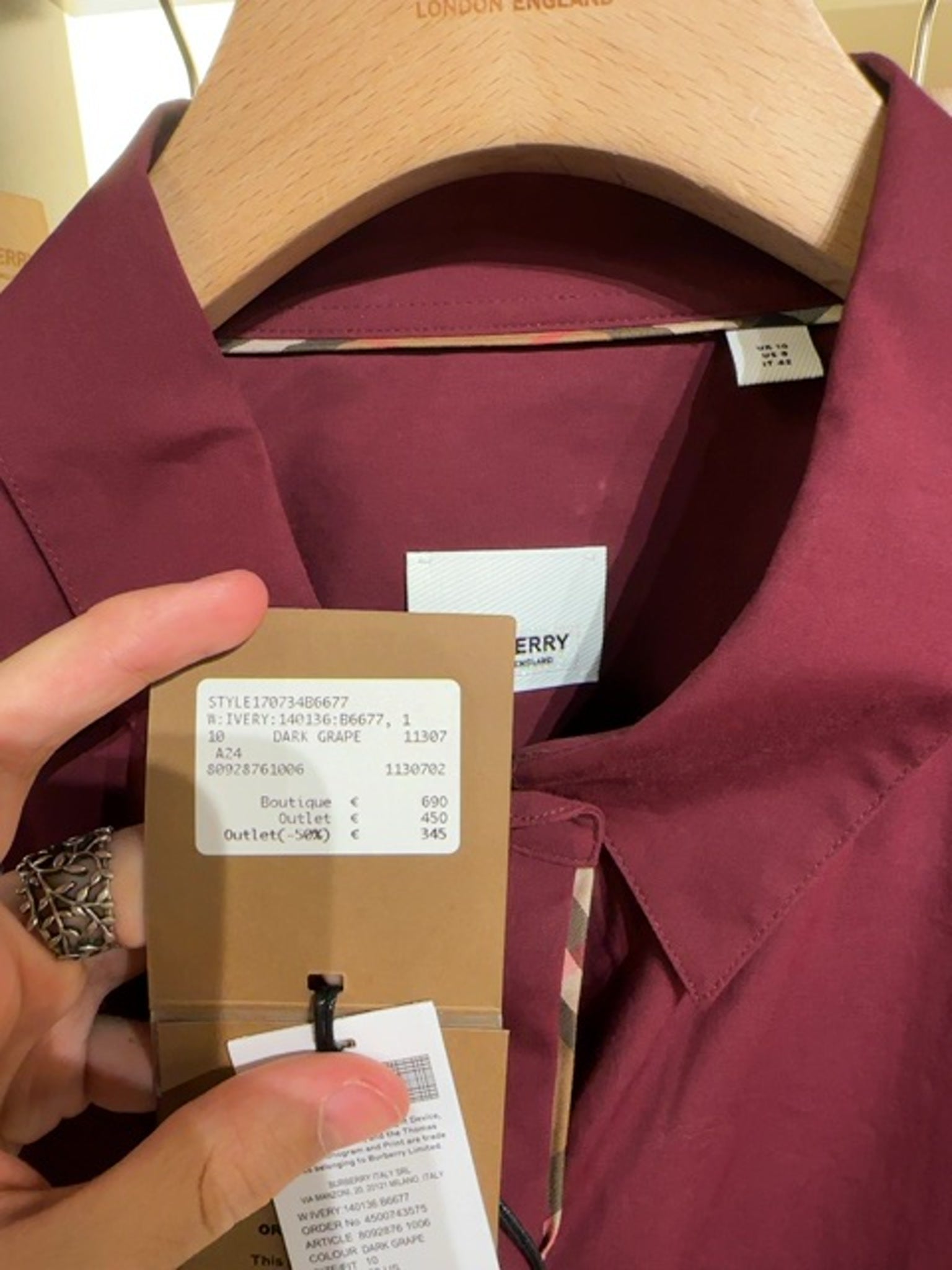 Burberry Dark GrapeBurberry