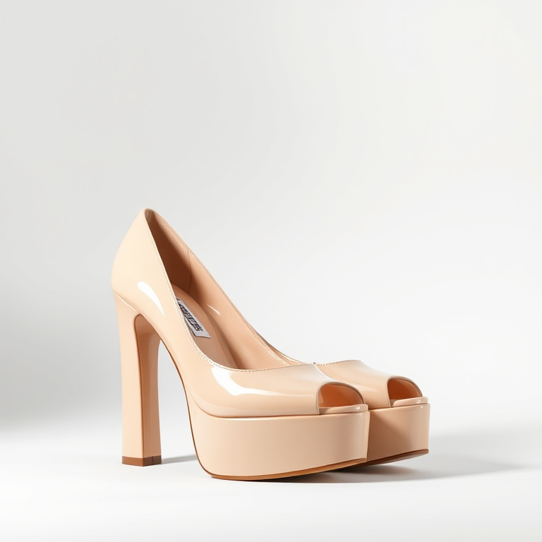 Casadei Beige Platform HeelsCasadei