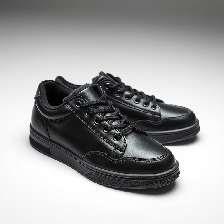 Casadei Black Shearling SneakersCasadei