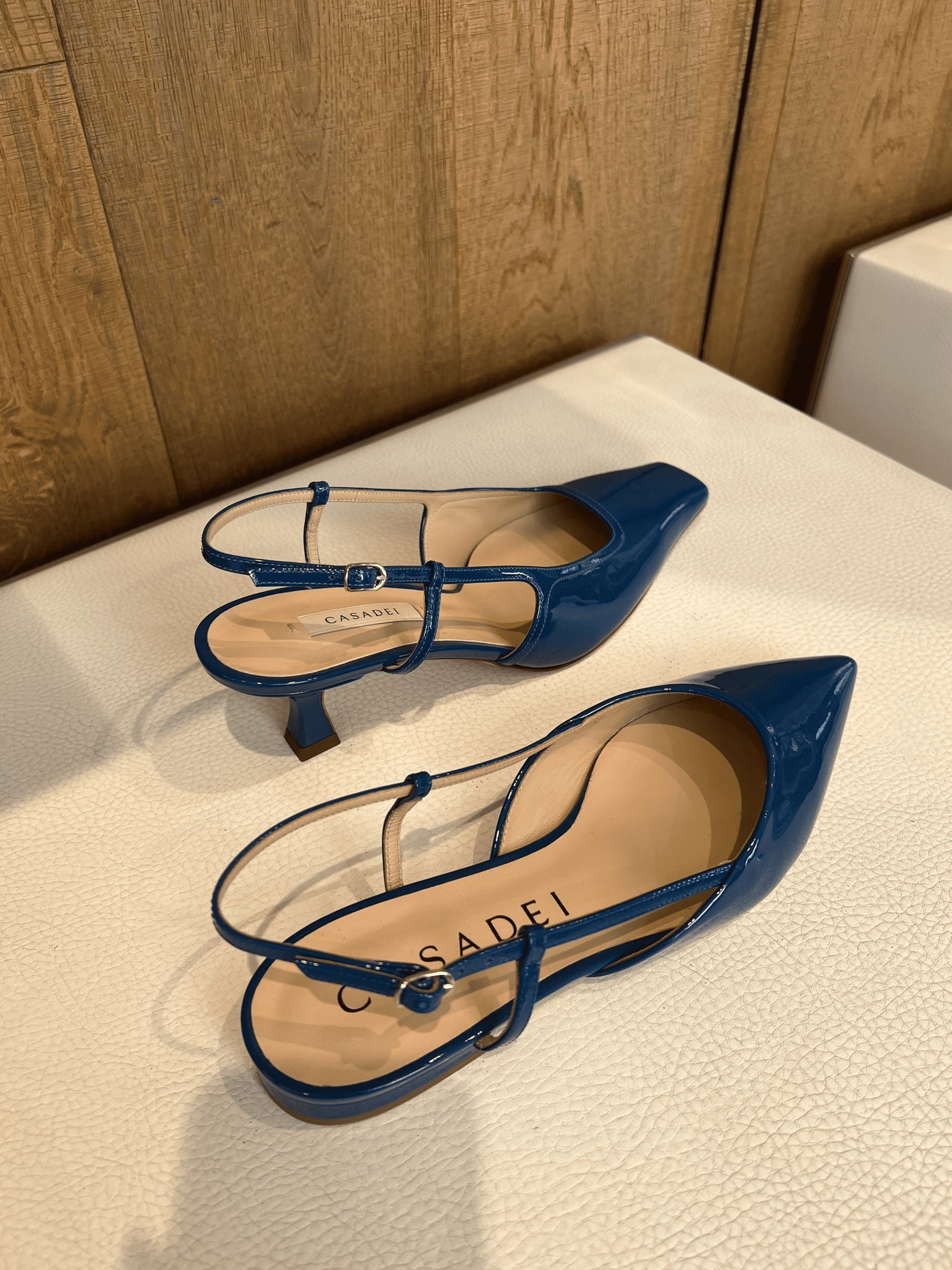 Casadei Navy Blue SandalsCasadei