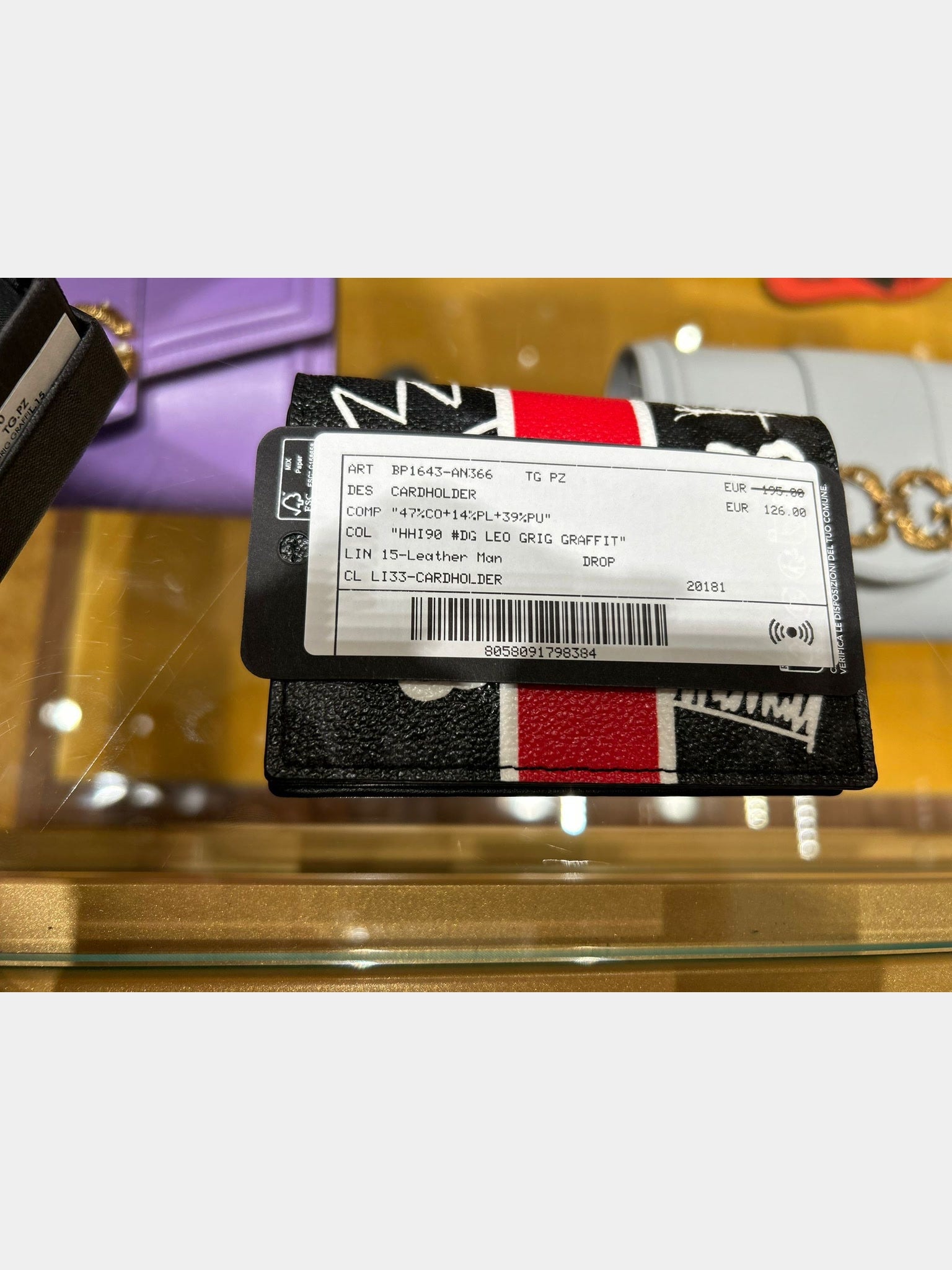 Dolce & Gabbana Cardholder Leo Grig GraffitiDolce & Gabbana