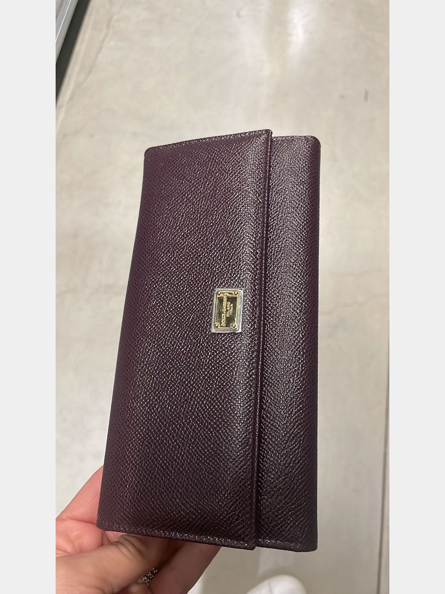 Dolce & Gabbana Damski Portfel WINE Continental WalletDolce & Gabbana