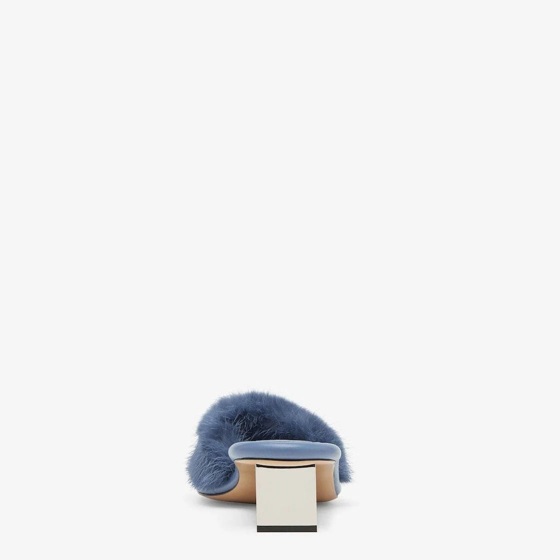 Fendi Baguette Mink 'Blue' Women's SlippersFendi