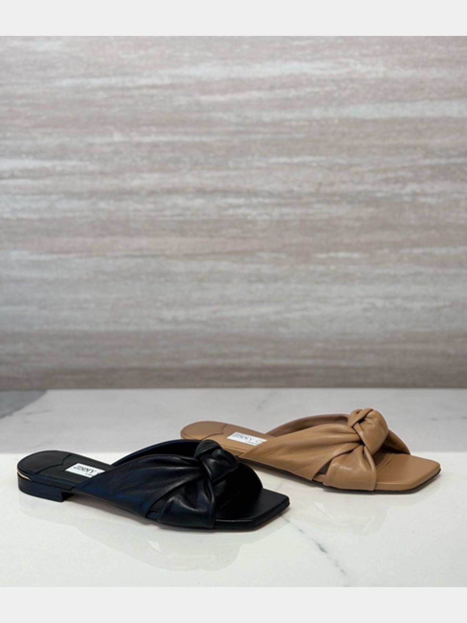 Jimmy Choo Avenue Flat - Nap - BlackJimmy Choo