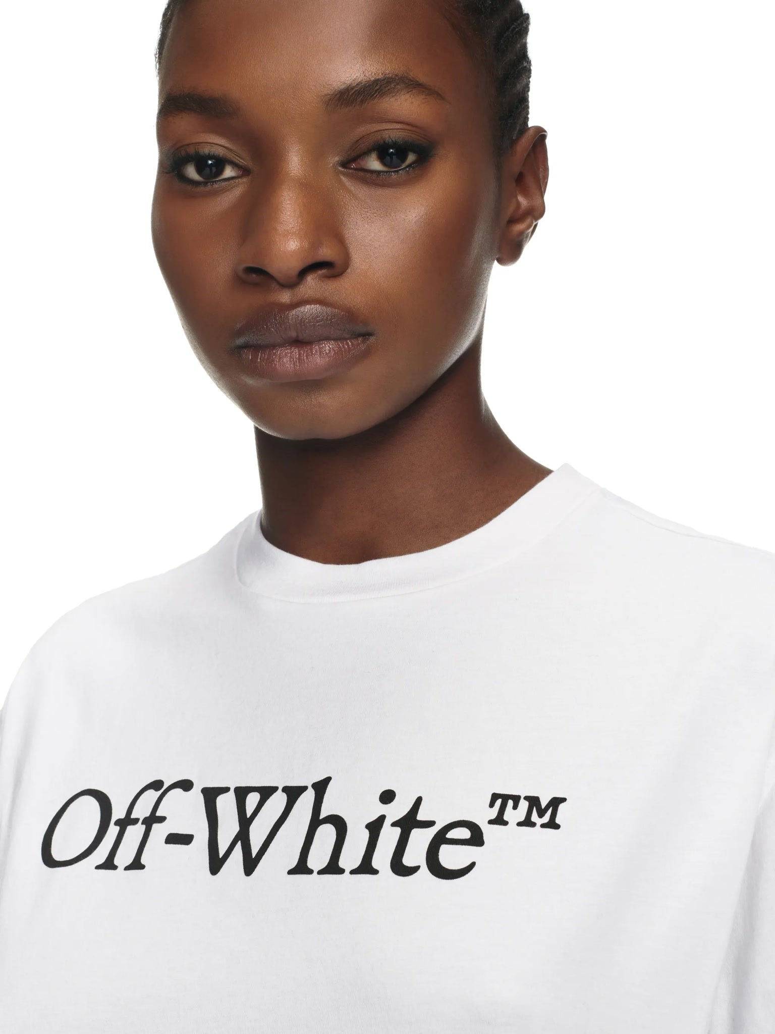 Off - White Big Logo Bookish Casual TeeOff - White
