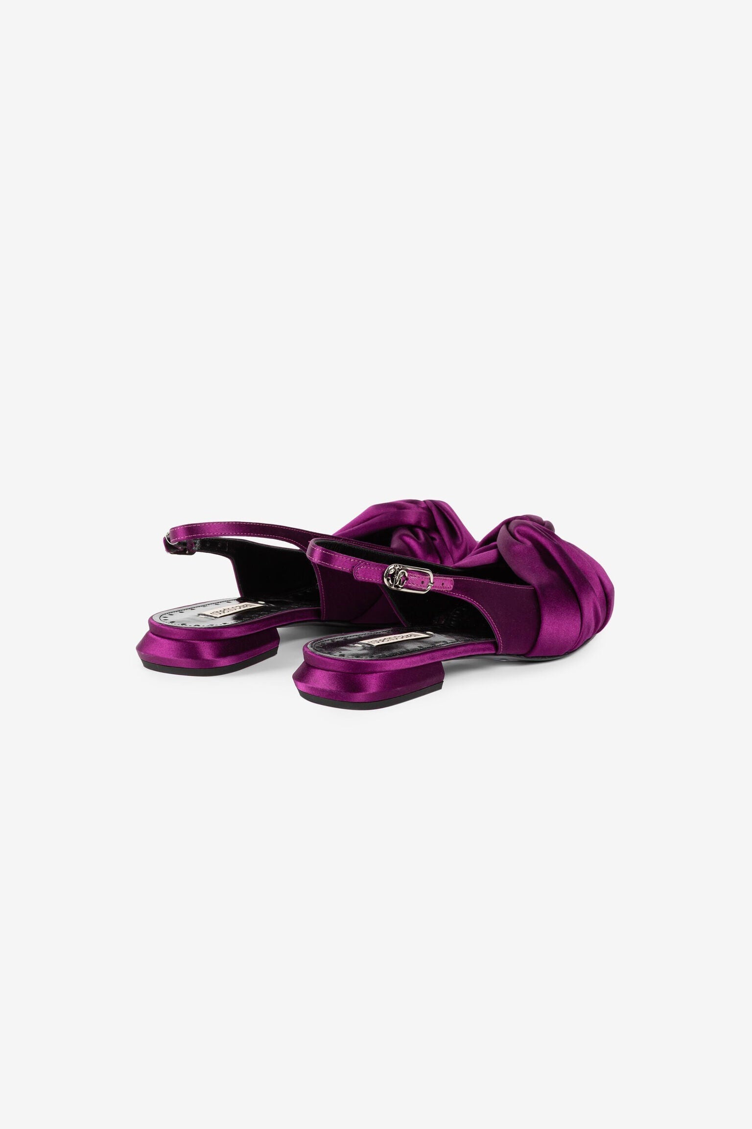 Roberto Cavalli Knot - detail crystal - embellished ballerina shoesRoberto Cavalli