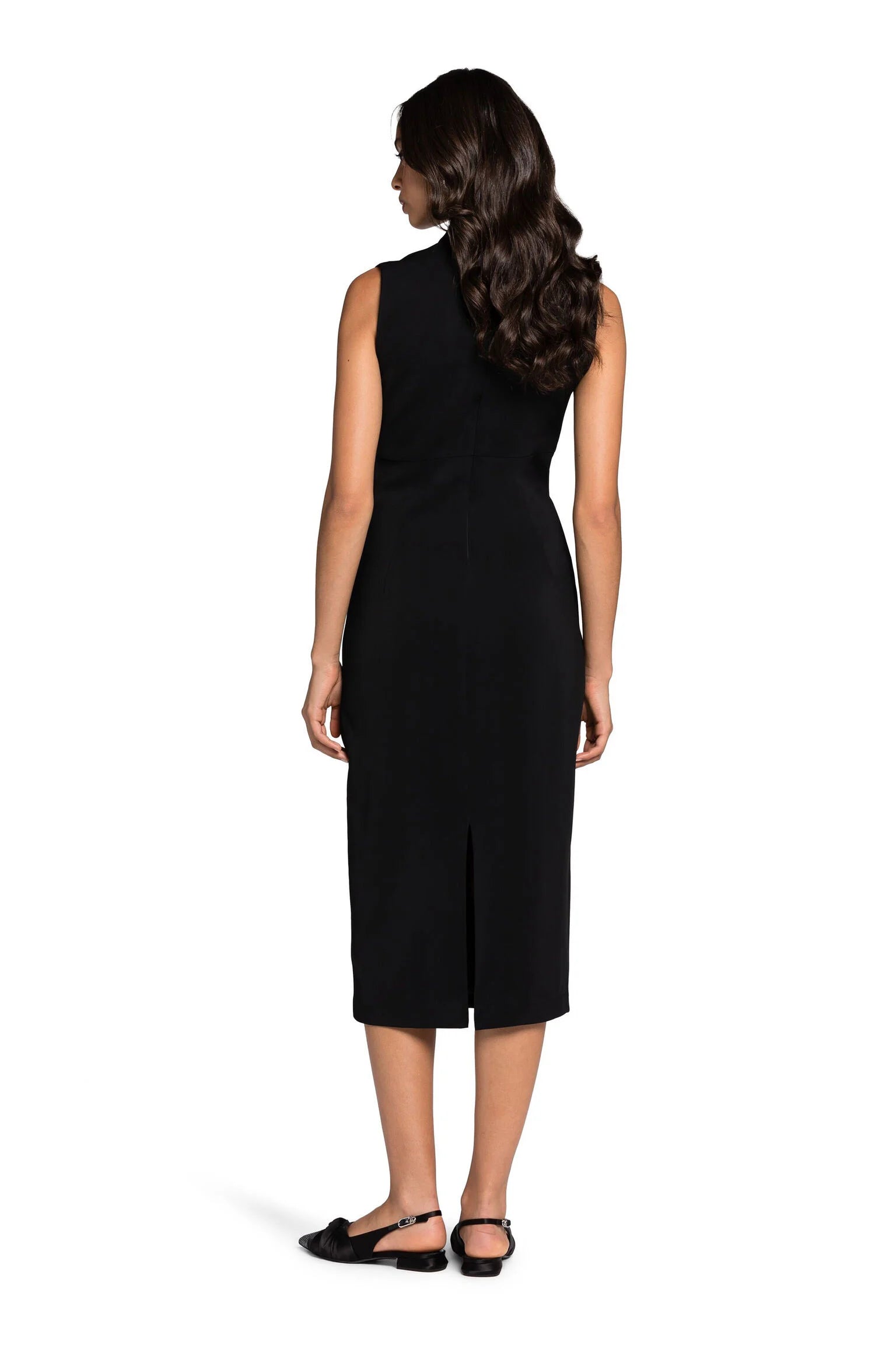 Roberto Cavalli Mock - Neck Sleeveless DressRoberto Cavalli