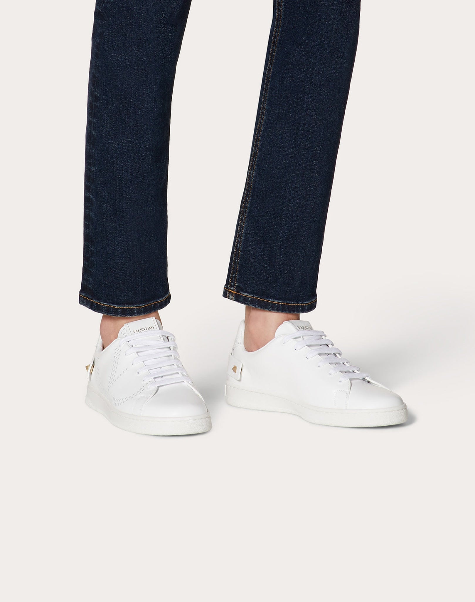 Valentino Backnet Calfskin SneakerValentino