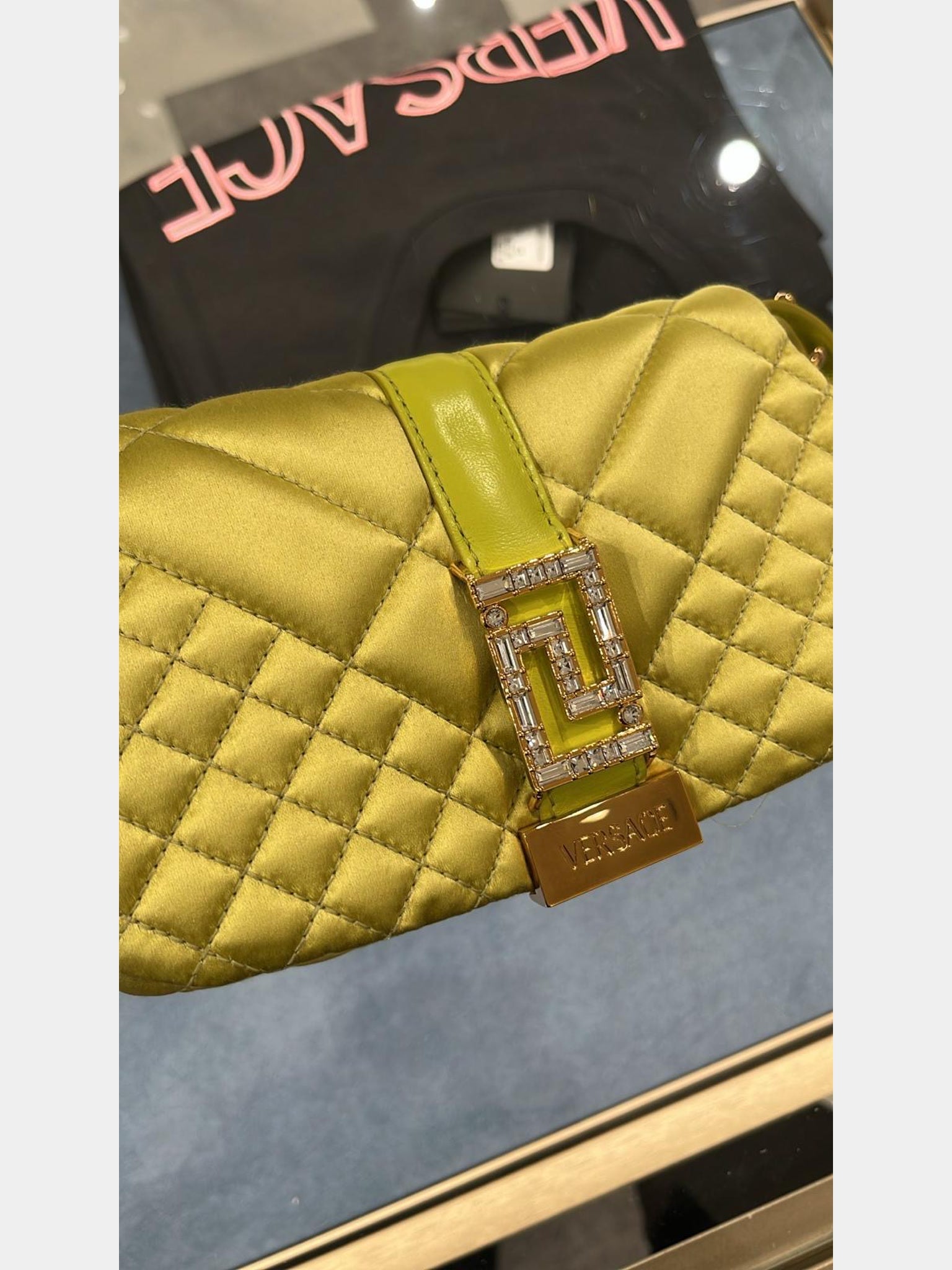Versace Bags Raso Trapuntato Nappa StrVersace