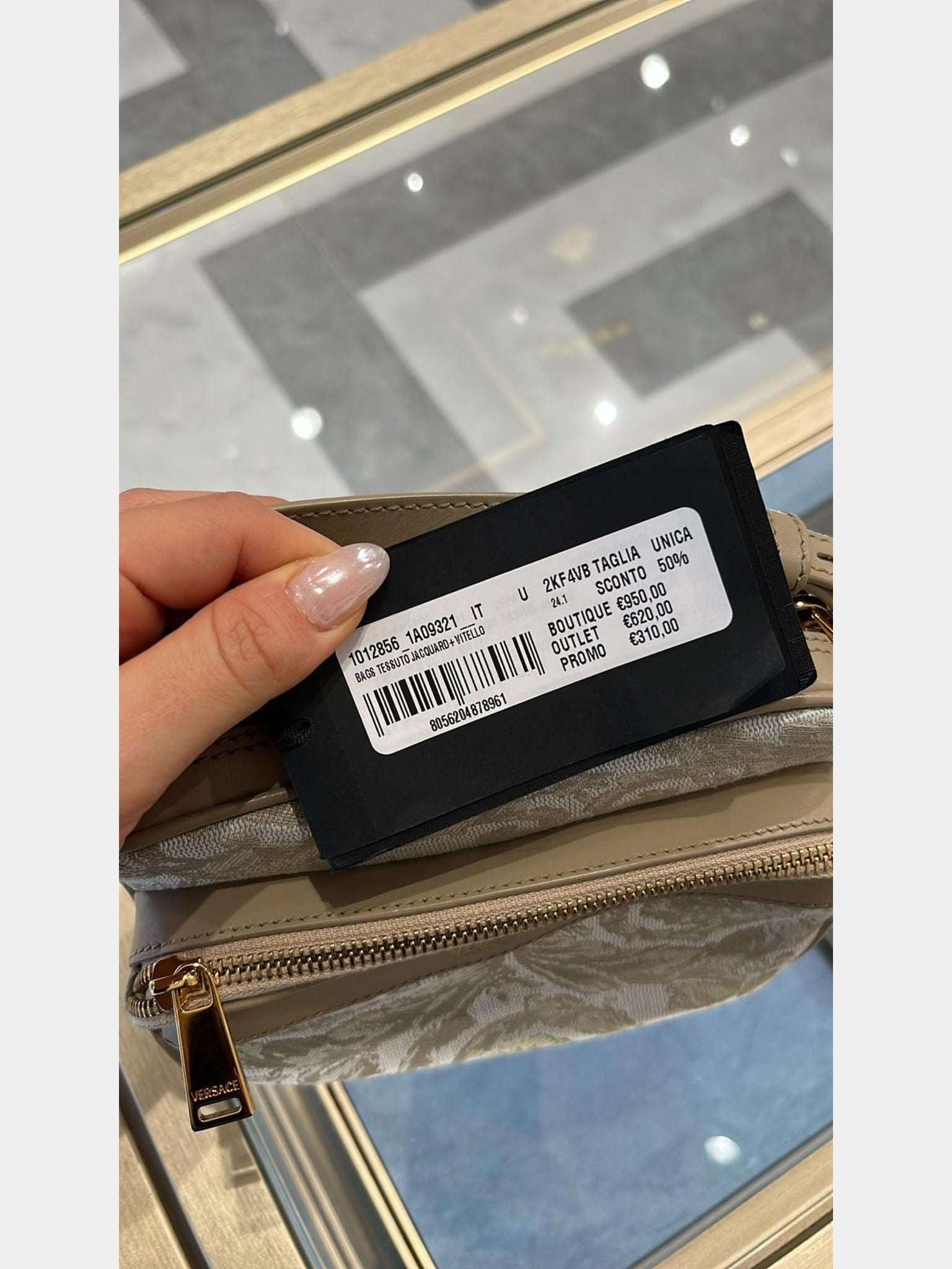 Versace Bags Tessuto Jacquard + VitelloVersace