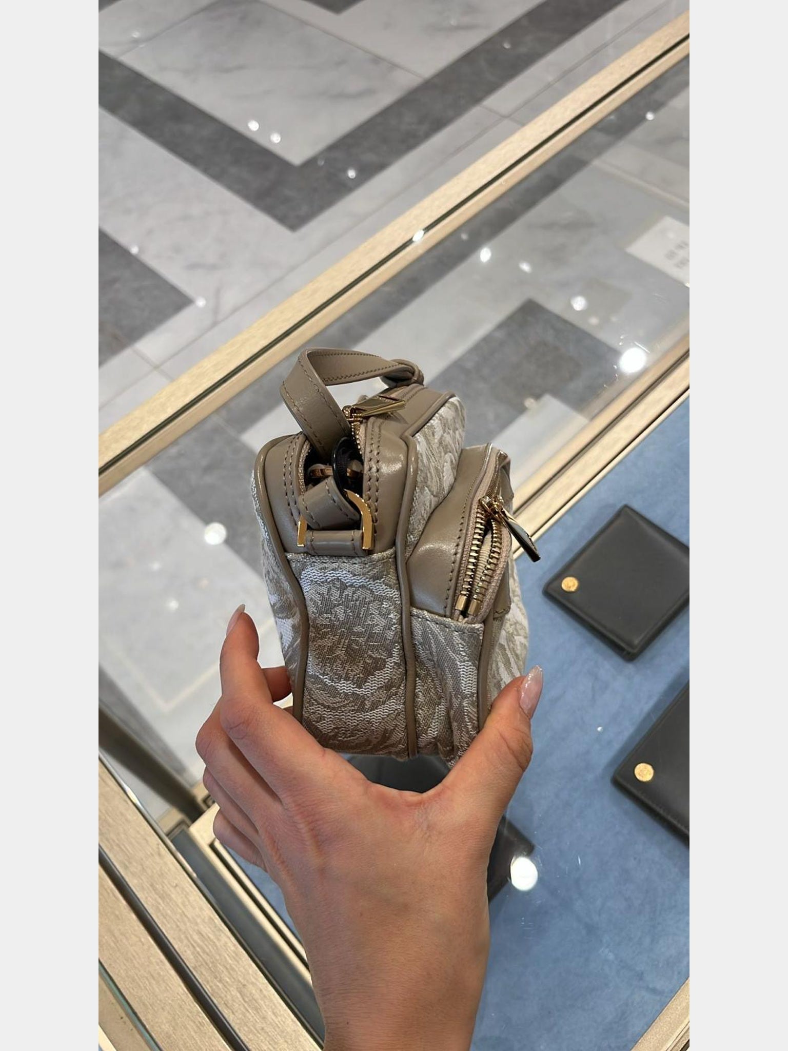 Versace Bags Tessuto Jacquard + VitelloVersace