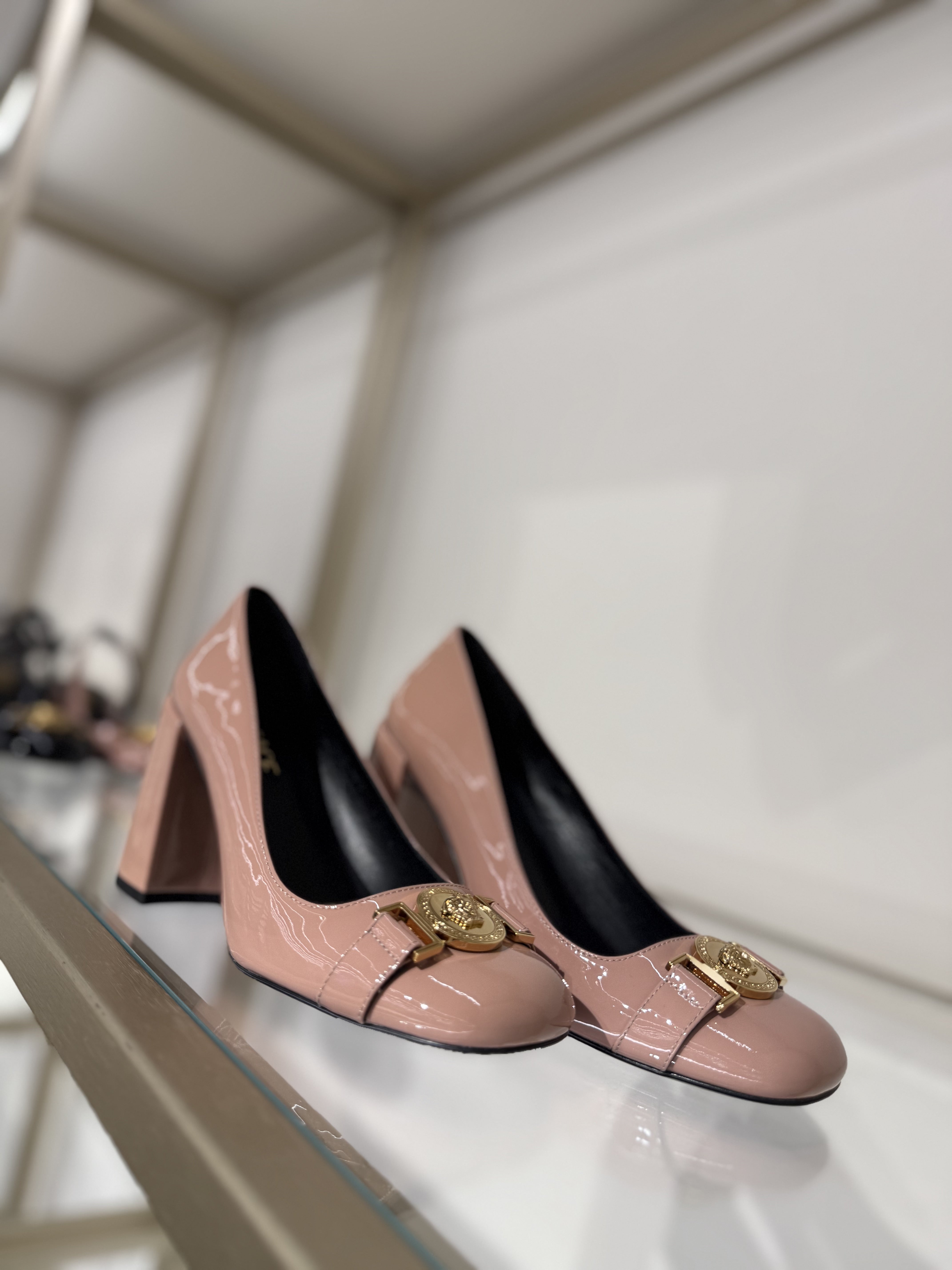 Versace nude pink HeelsVersace